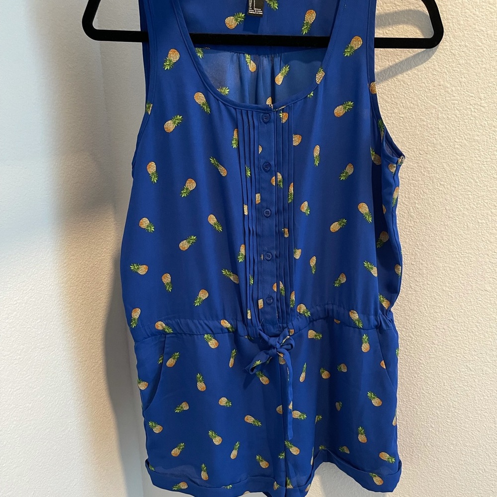 Forever 21 pineapple romper